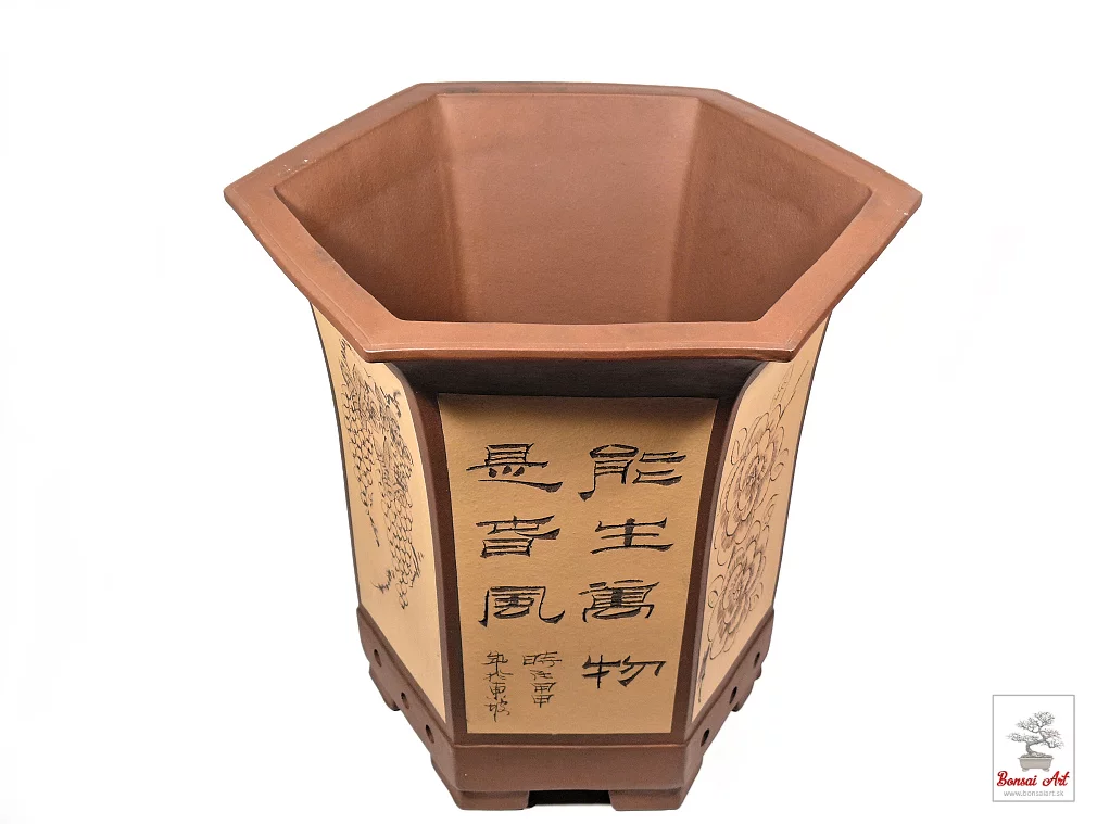 Miska z yixingskej keramiky vhodn pre bonsaj v tle kaskda